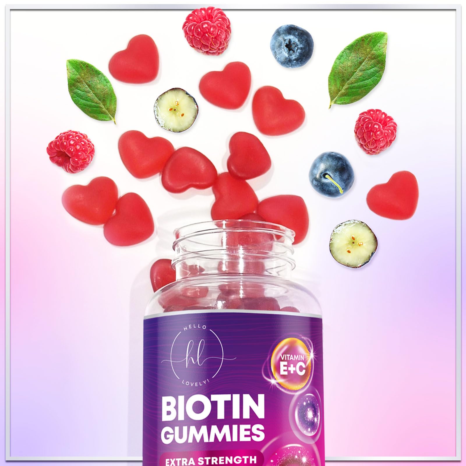 60 gummies per bottle shown with packaging