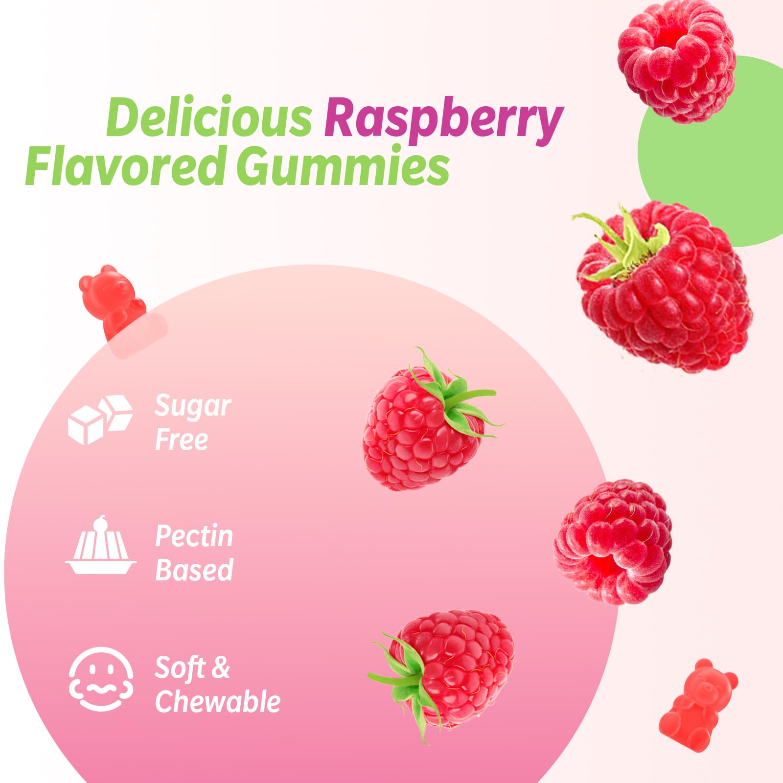 60 gummies per bottle, 30-day supply