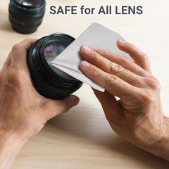 Safe for optical lenses and camera lenses