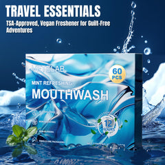 60-pack mouthwash box for travel toiletries