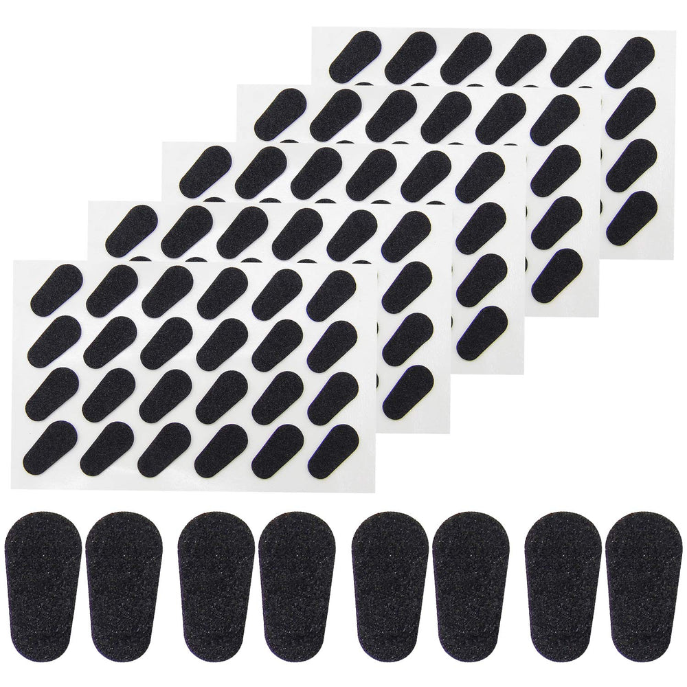 60 pairs adhesive eyeglass nose pads in black