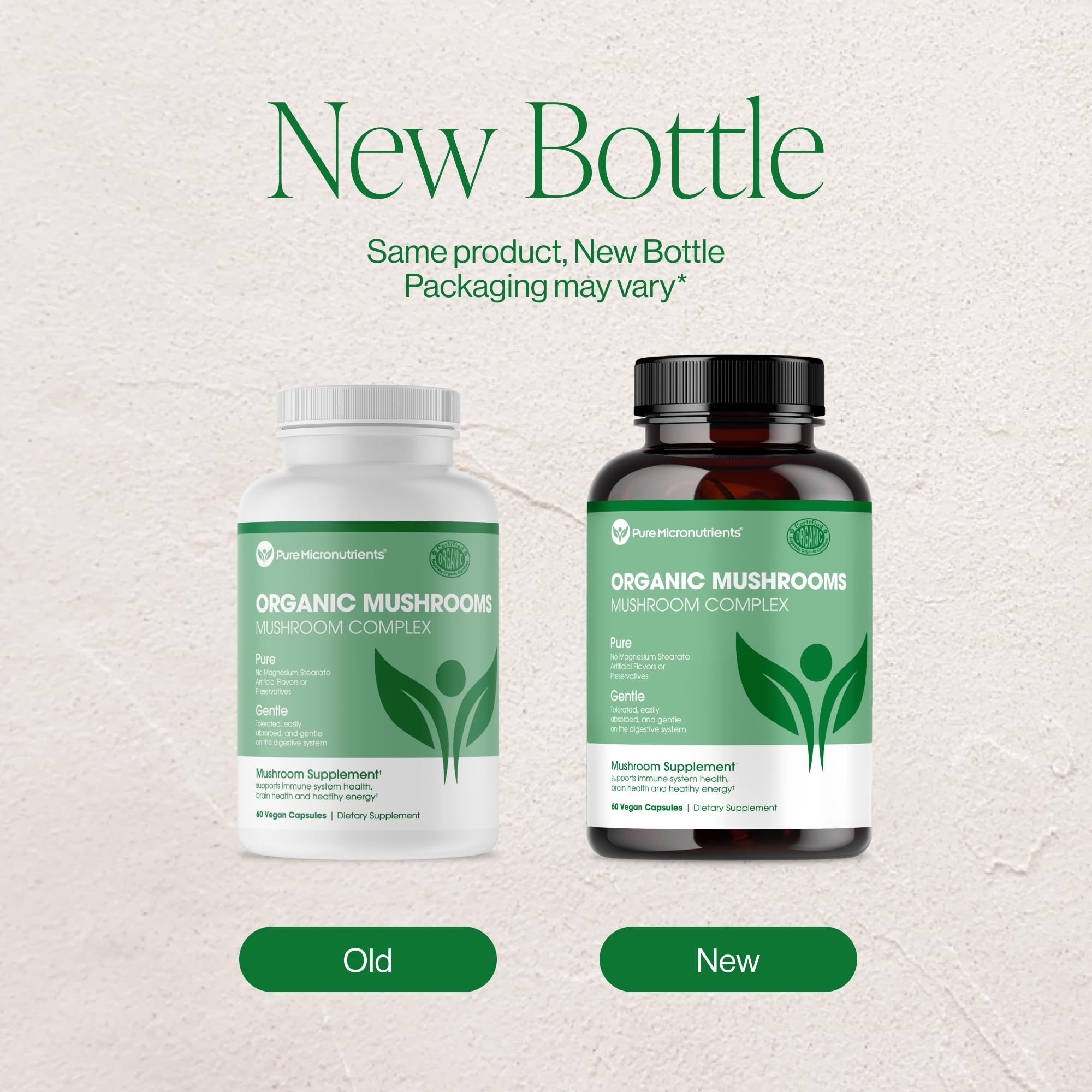60 vegan capsules ready for daily immune and cognitive support