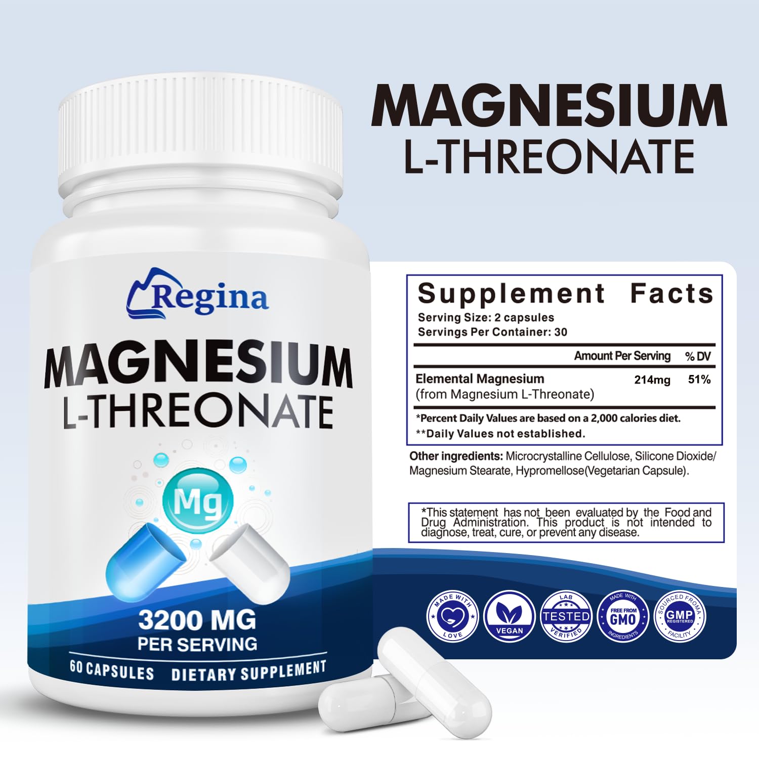 60 vegetarian capsules packaging