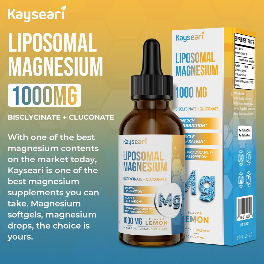 60ml Bottle Showing Daily Dose of Magnesium Drops