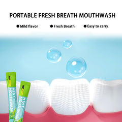 Portable mini mouthwash for travel and on-the-go freshness