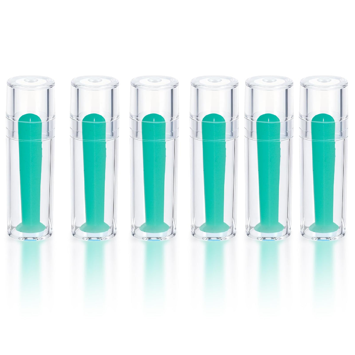 Six-pack hollow hard contact lens remover tools in packaging