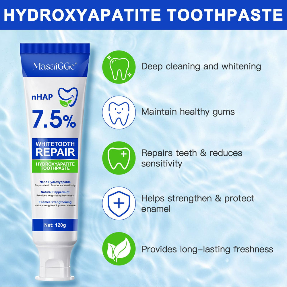 Tube showing enamel protection with 7.5% hydroxyapatite