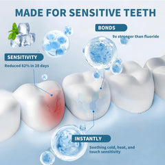 Gentle toothpaste formula for sensitive teeth