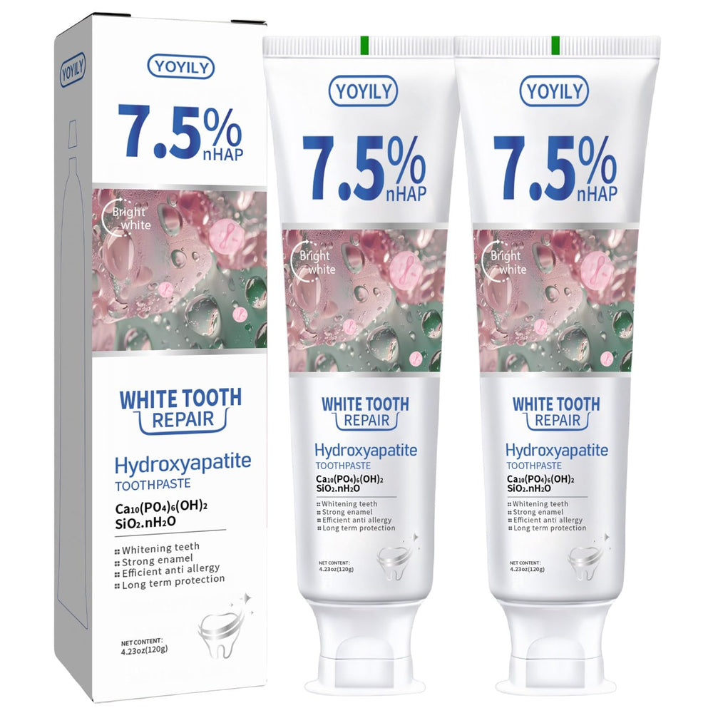 Hero image of 7.5% hydroxyapatite toothpaste