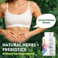 Capsules close-up from 7 Day Cleanse bottle