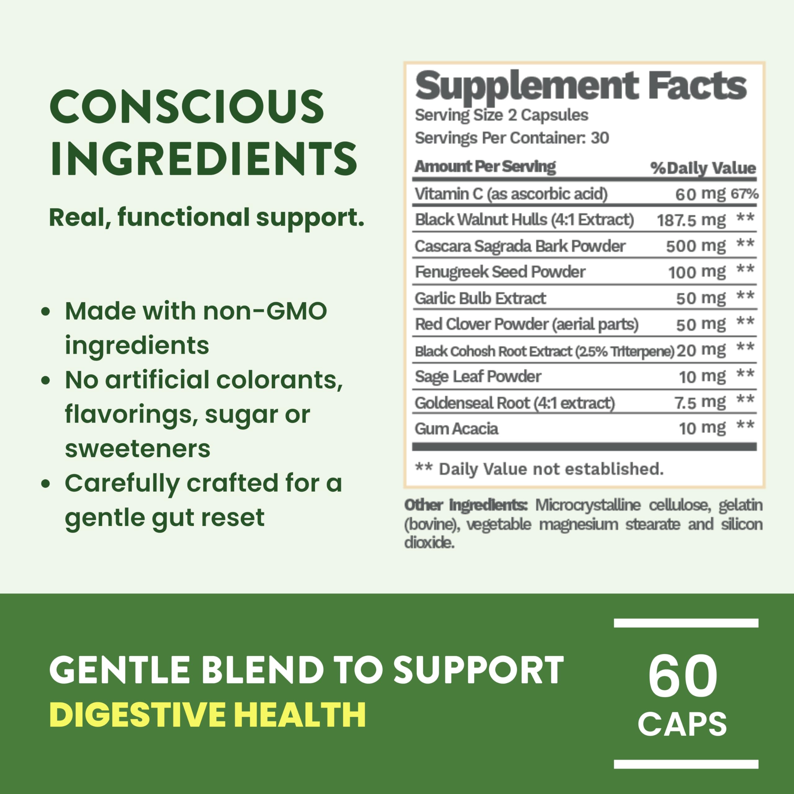 Product packaging with 7 Day Cleanse branding