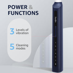 Sonic toothbrush with 8 brush heads for adults and kids