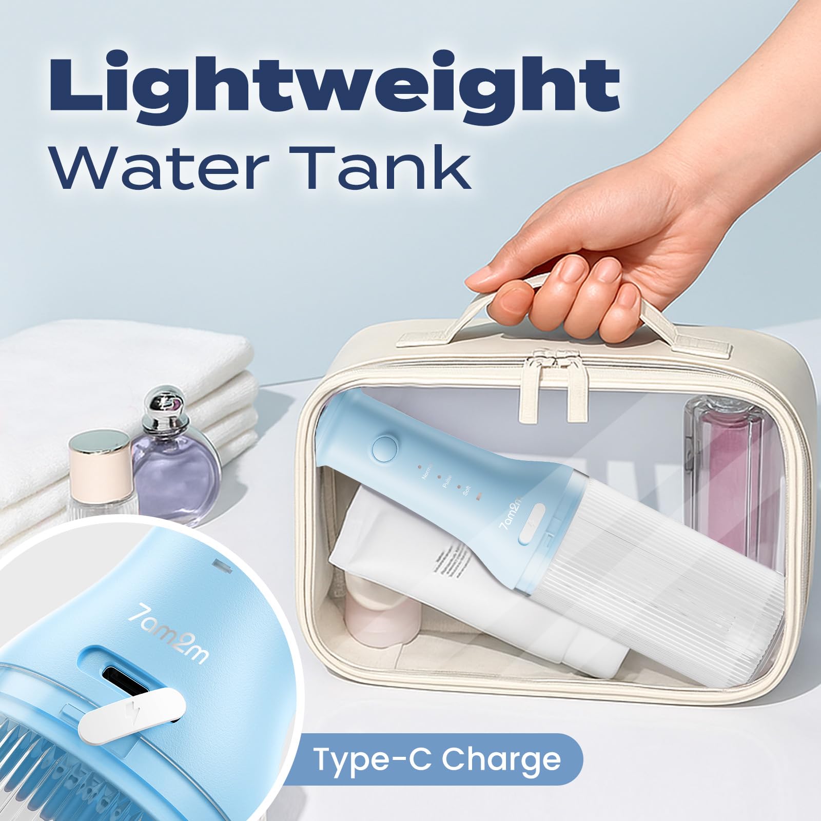 IPX7 waterproof rating for 7AM2M water flosser