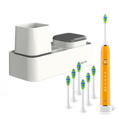 7AM2M Sonic Electric Toothbrush orange front view