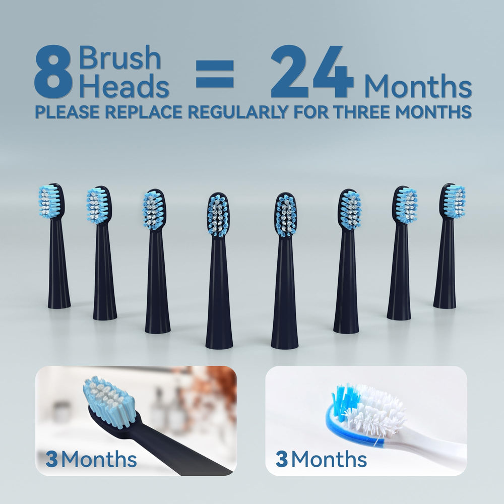 7AM2M sonic toothbrush Navy - side view