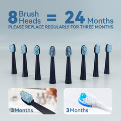 7AM2M sonic toothbrush Navy - side view
