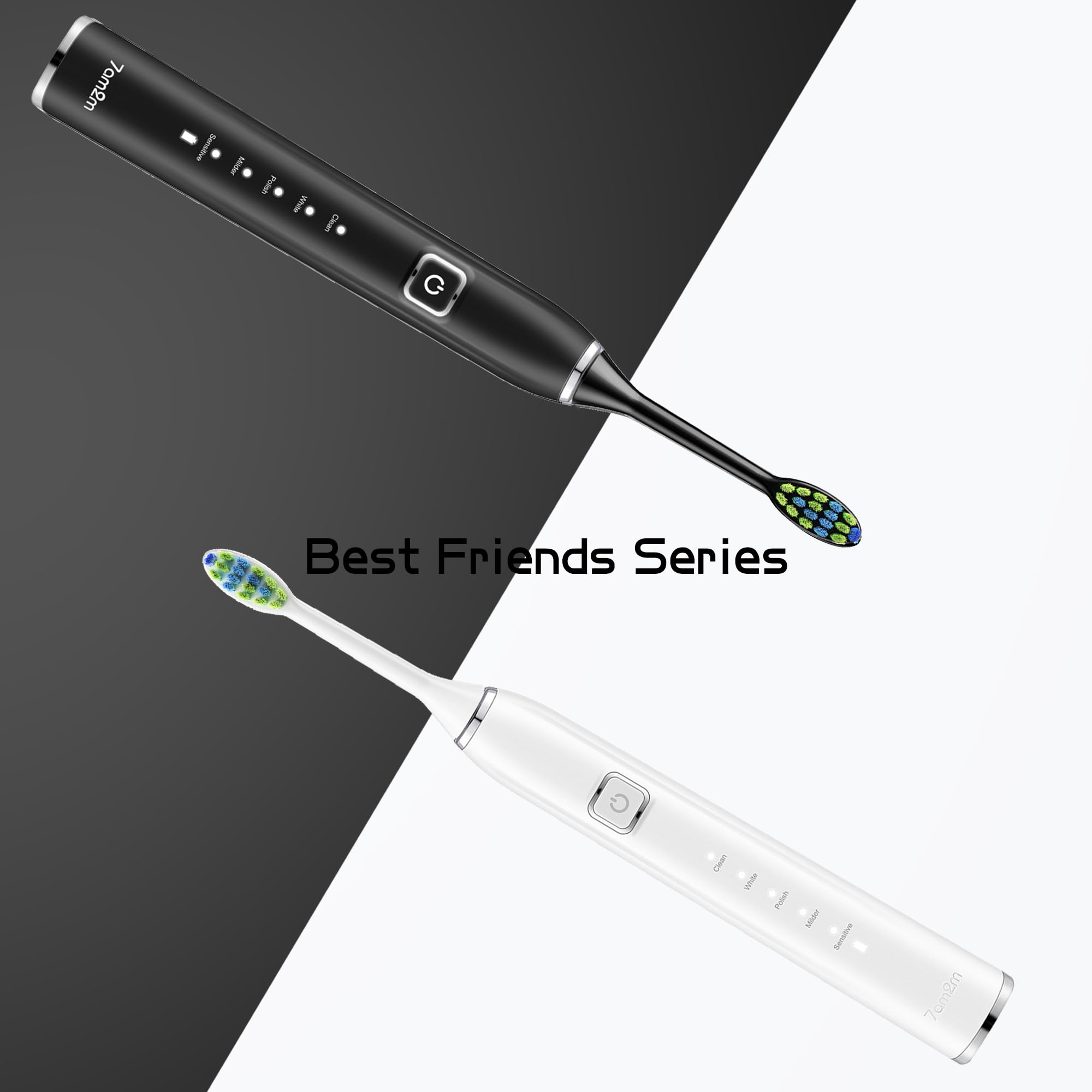 Side view of 7AM2M Sonic Electric Toothbrush