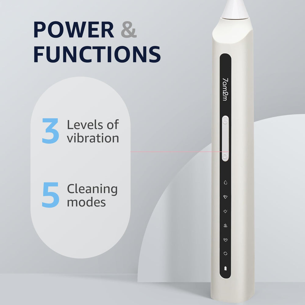 Brush heads for adults and kids included with toothbrush