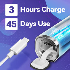 7AM2M toothbrush charging with blue body