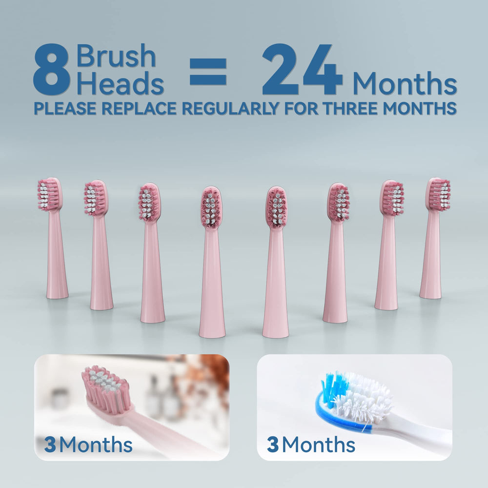 7AM2M Sonic Electric Toothbrush Pink side view