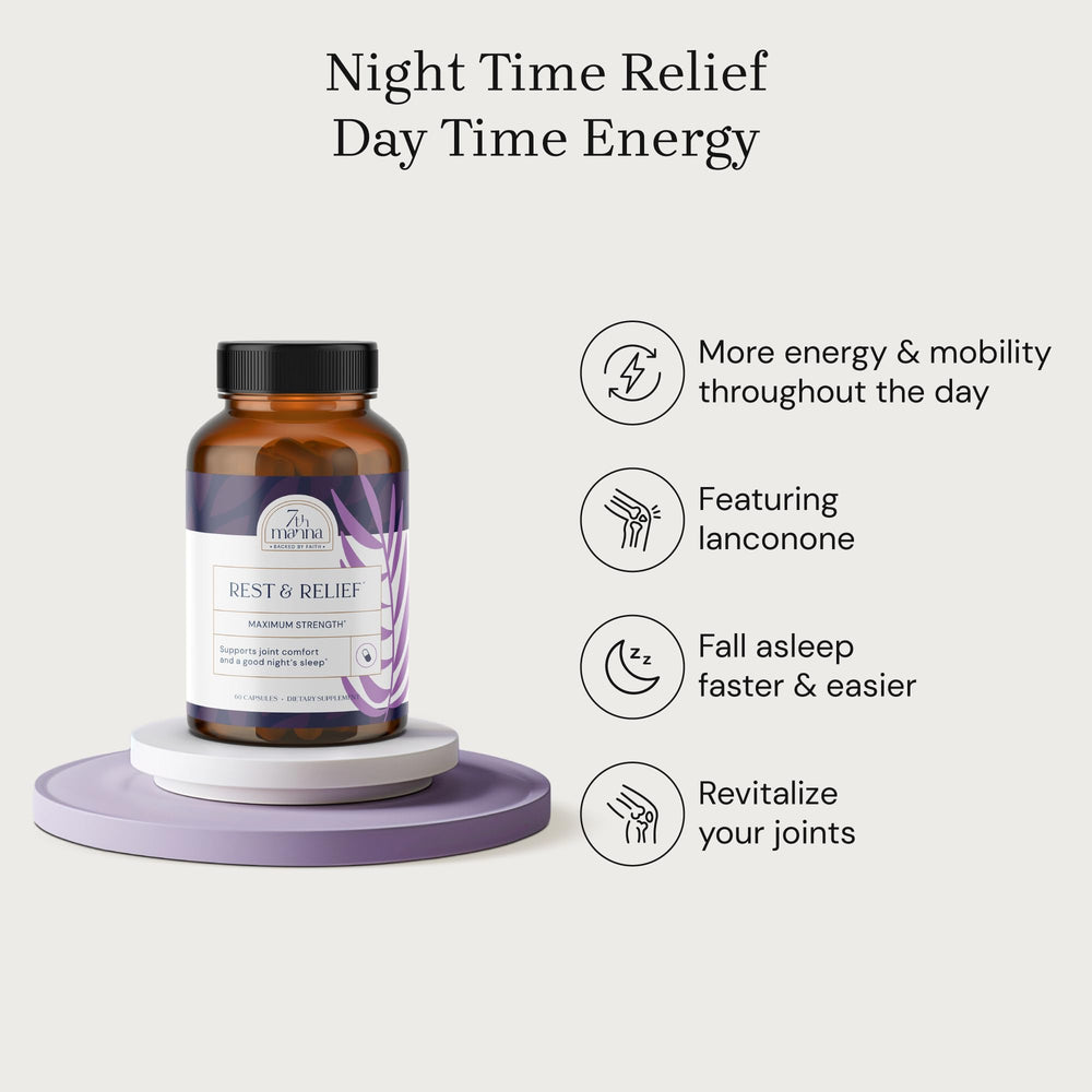 Illustration of joint comfort and nighttime relaxation