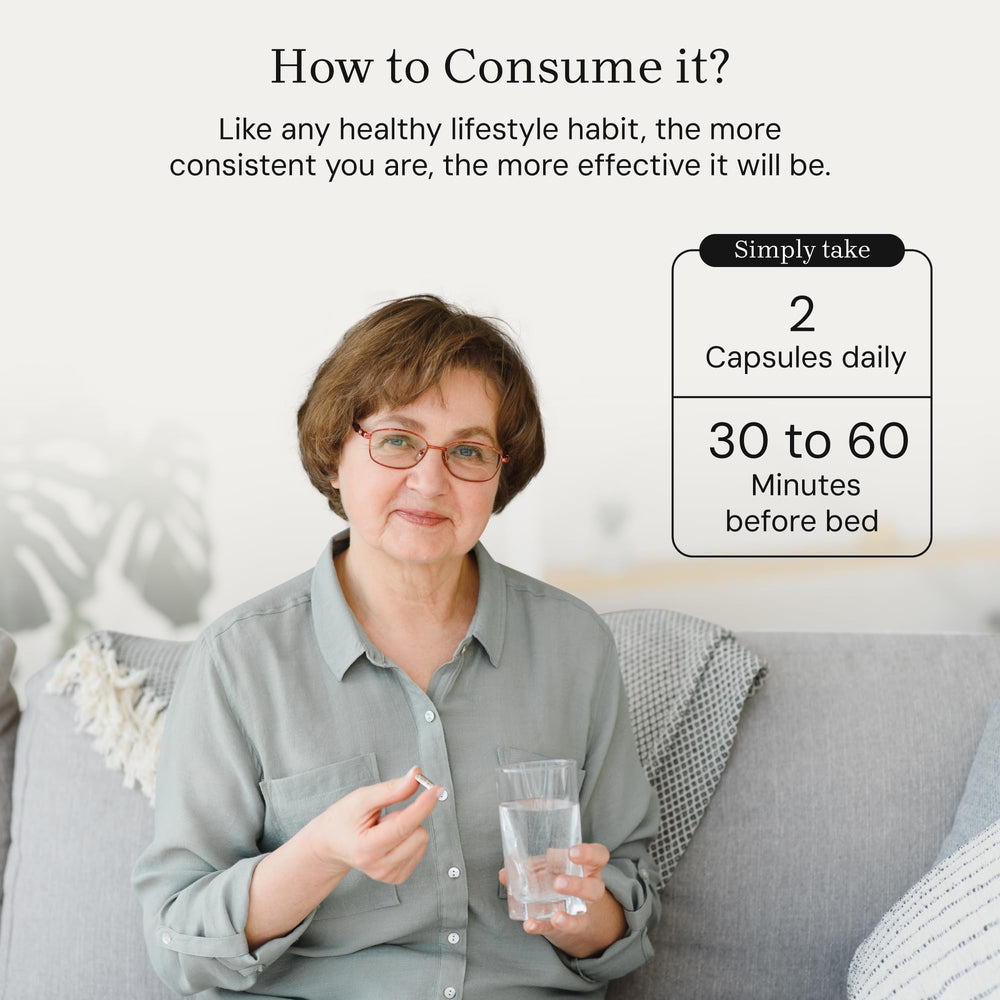 Rest & Relief packaging showing 60 capsules