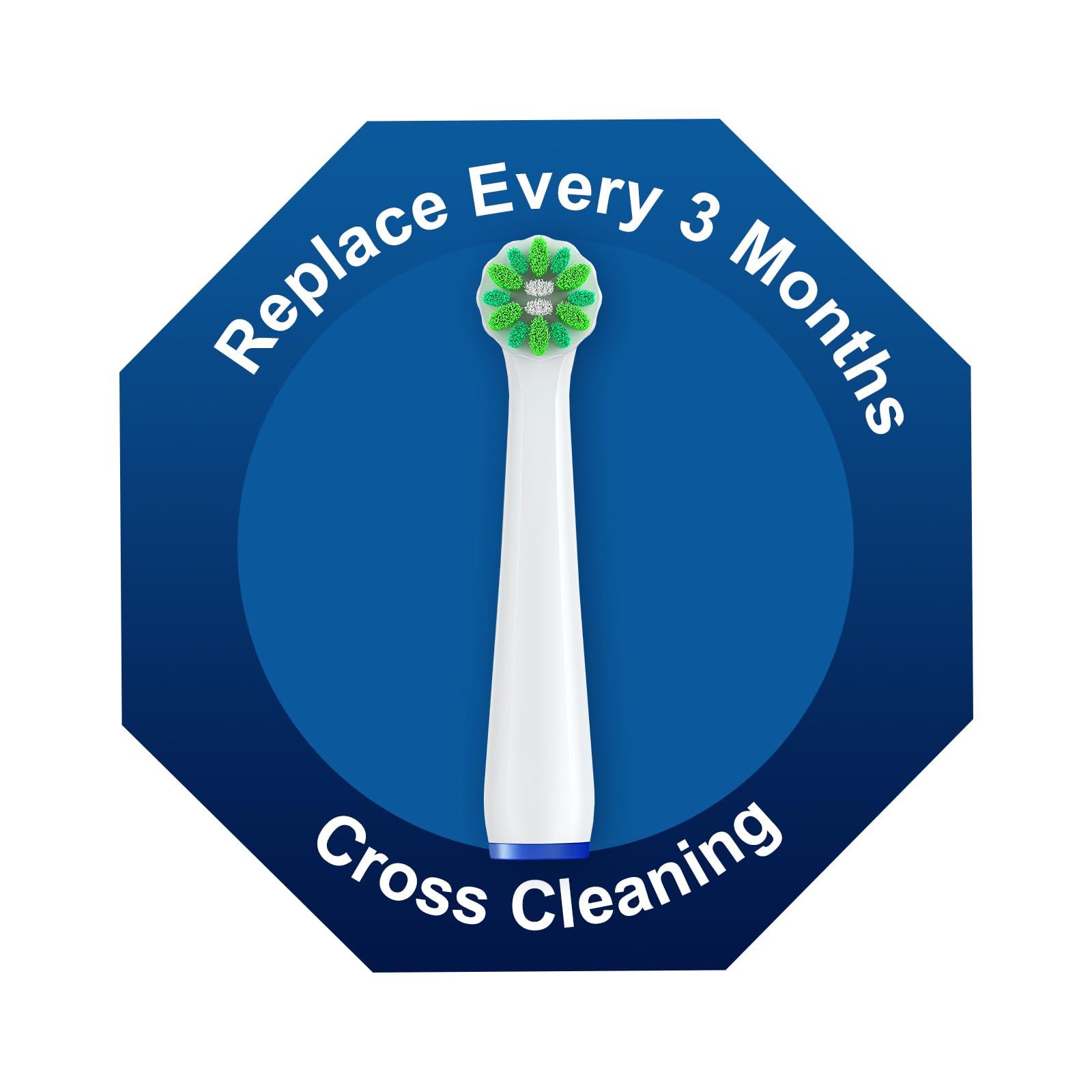 Eight heads with four color rings for family sharing