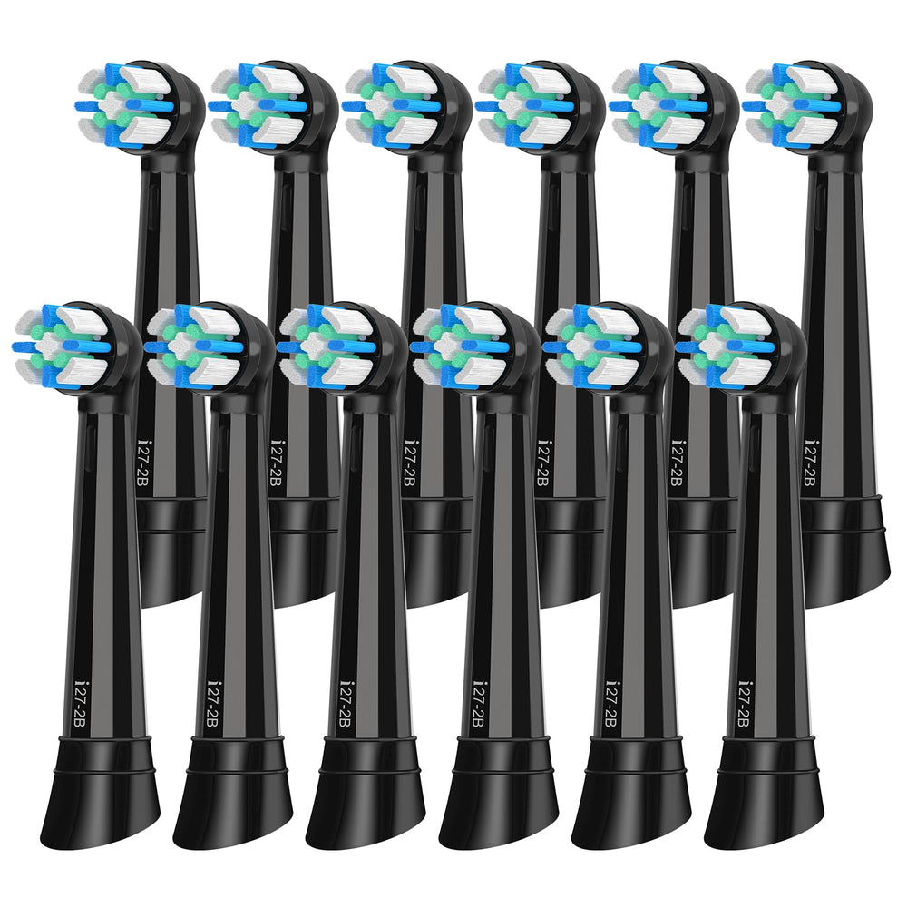 8-pack Oral-B iO replacement heads white - front view