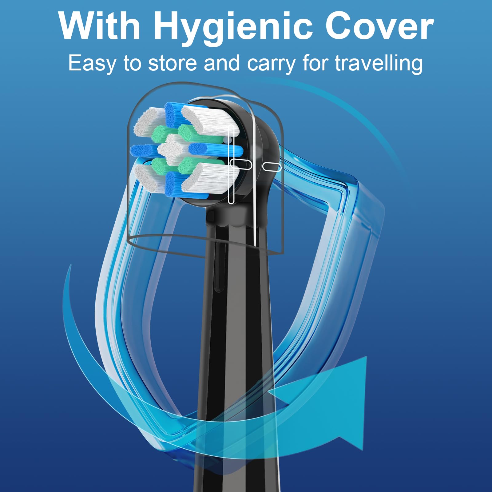 Oral-B iO white replacement heads bristle indicator design