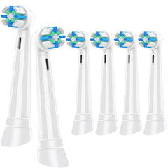 Set of 8 white Oral-B IO compatible brush heads
