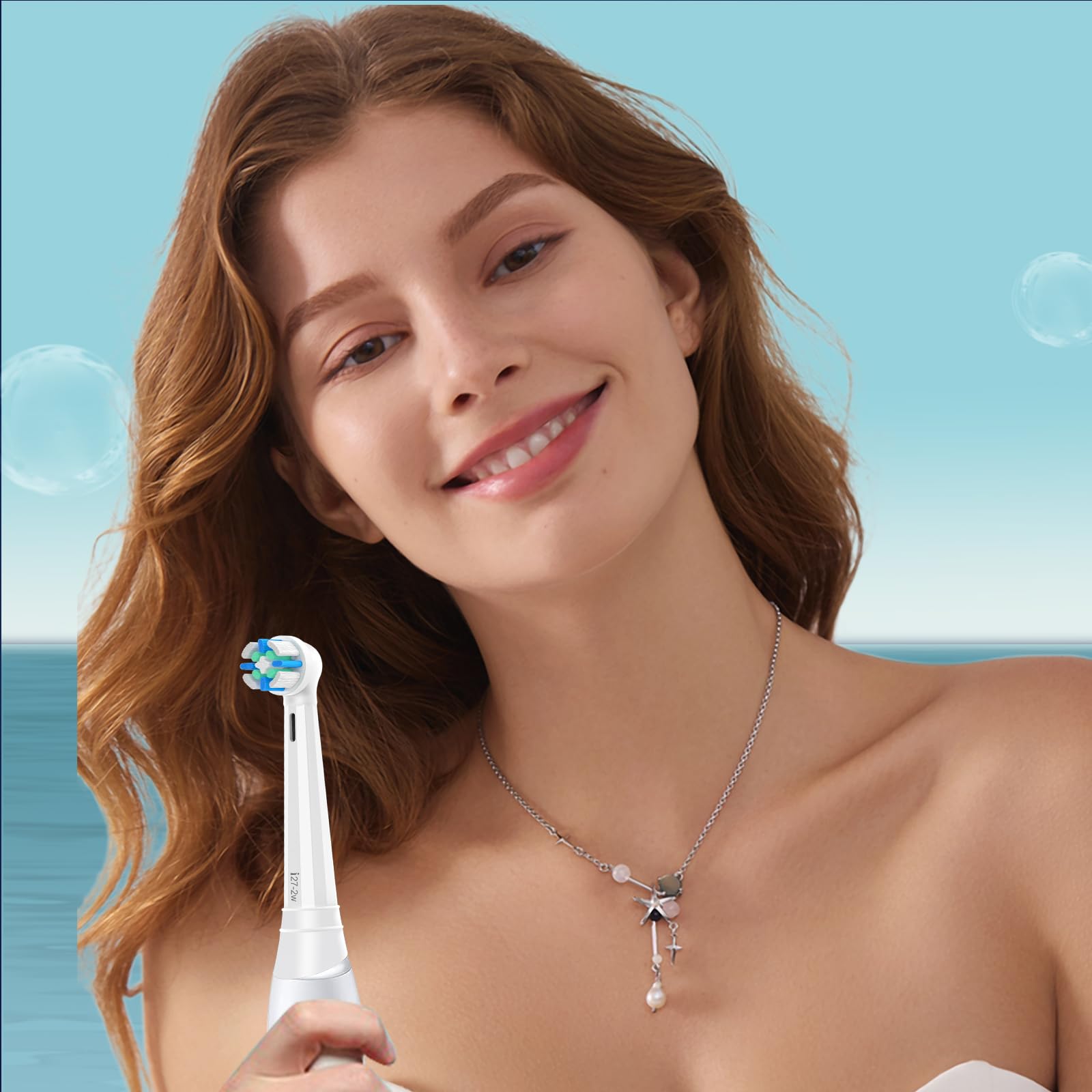 Packaging showing 8 white heads for Oral-B IO series