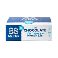 Hero image for 88 Acres Dark Chocolate Brownie Seed Protein Bar 9 Count 1.9 oz