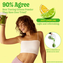 8Greens Lemon Lime flavor packaging