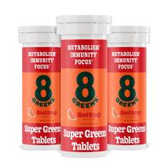 8Greens Supergreens Tablets bottle - front view