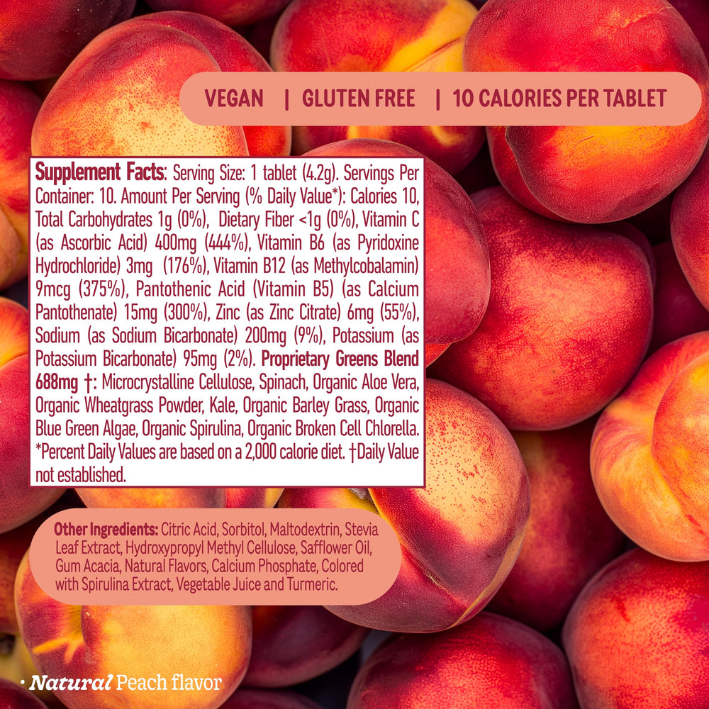 Spinach and Wheatgrass in the formula