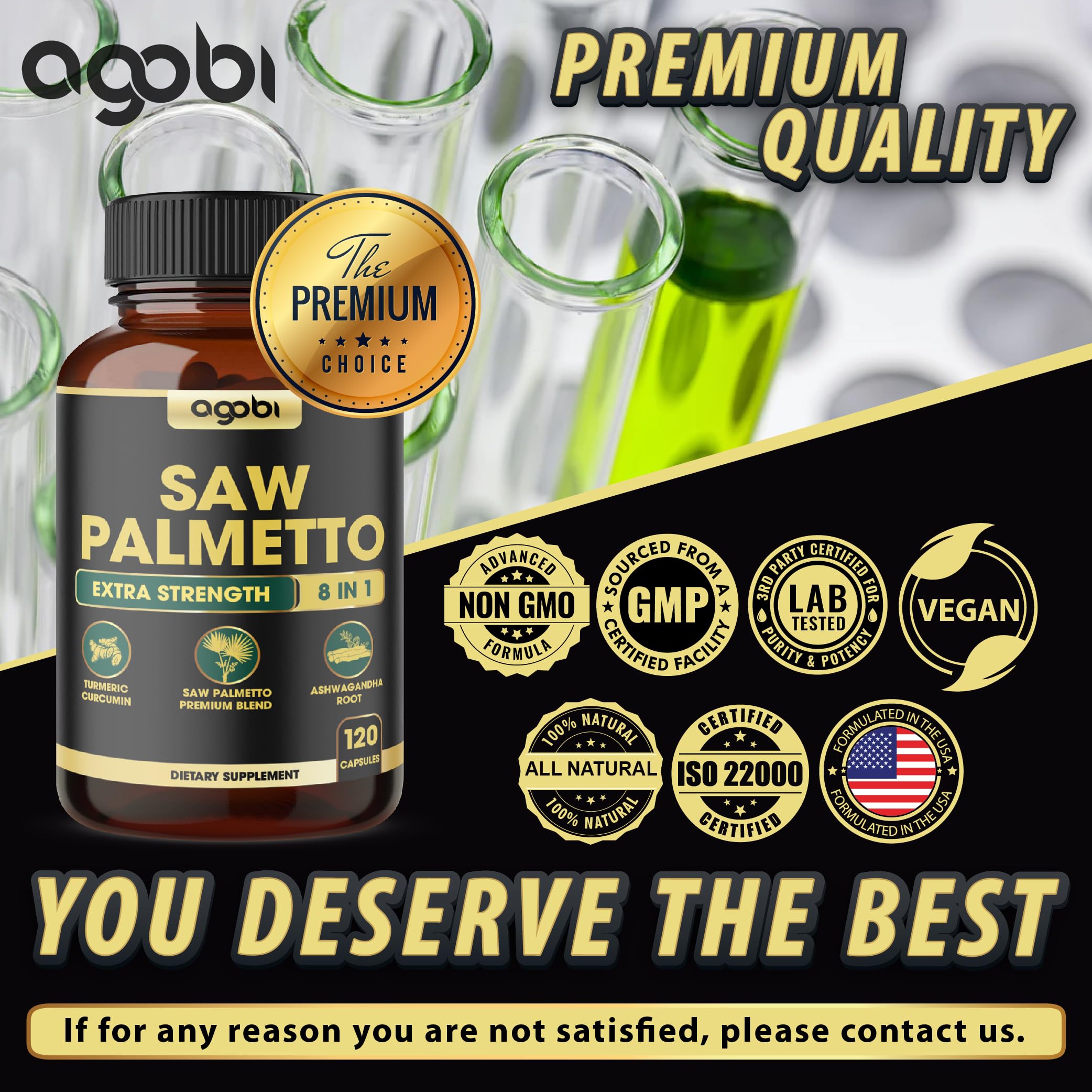 Saw Palmetto-based blend with Black Pepper and other herbs