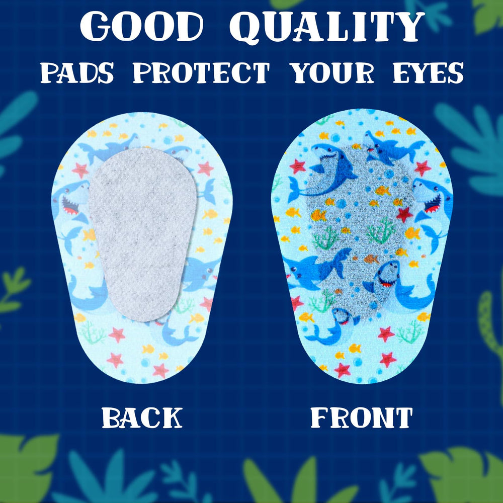 Breathable, latex-free eye patches for daily wear
