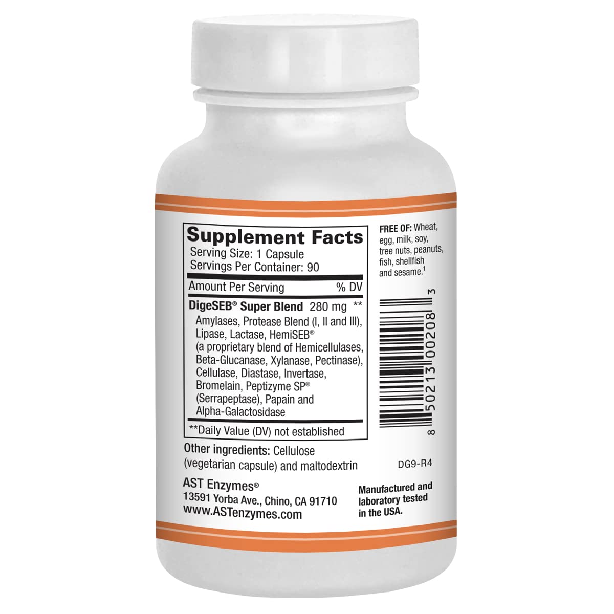 90x2 vegetarian capsules packaging