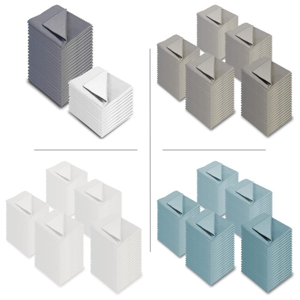 AAwipes 4-in-1 bundle packaging showing grey, white, and blue microfiber cleaning cloths