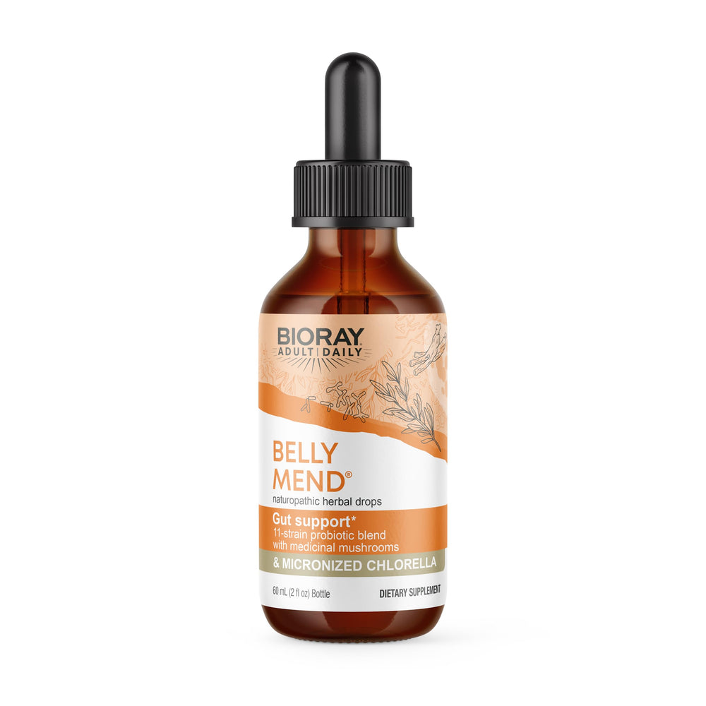 BIORAY Daily Belly Mend bottle with label