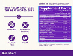 Melatonin, GABA, Suntheanine and 5-HTP in BioEmblem Sleep Aid
