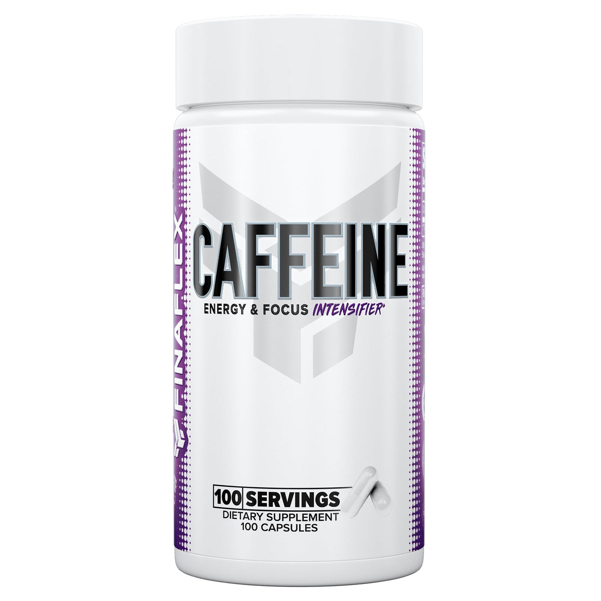 FINAFLEX Pure Caffeine 100 Capsules - Energy, Focus & Mental Alertness