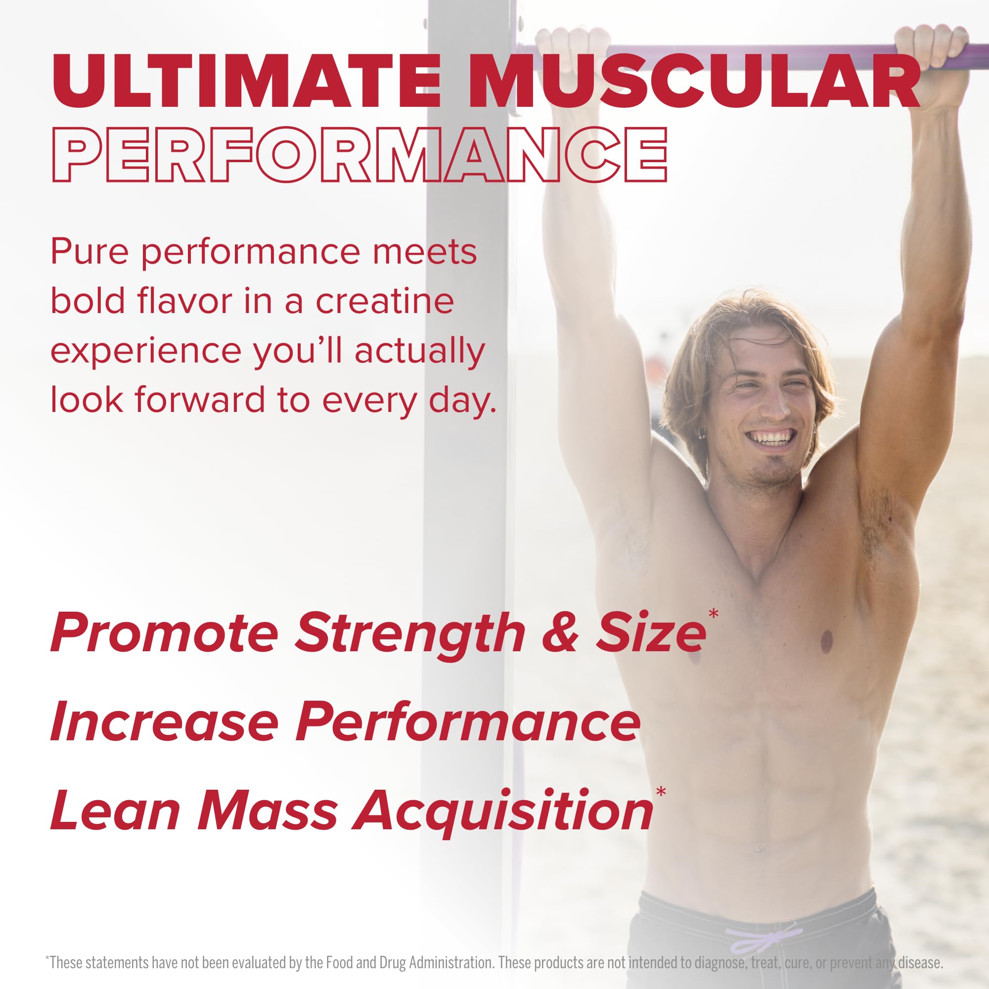 Nutrition facts label on FINAFLEX Creatine Strawberry Lemonade