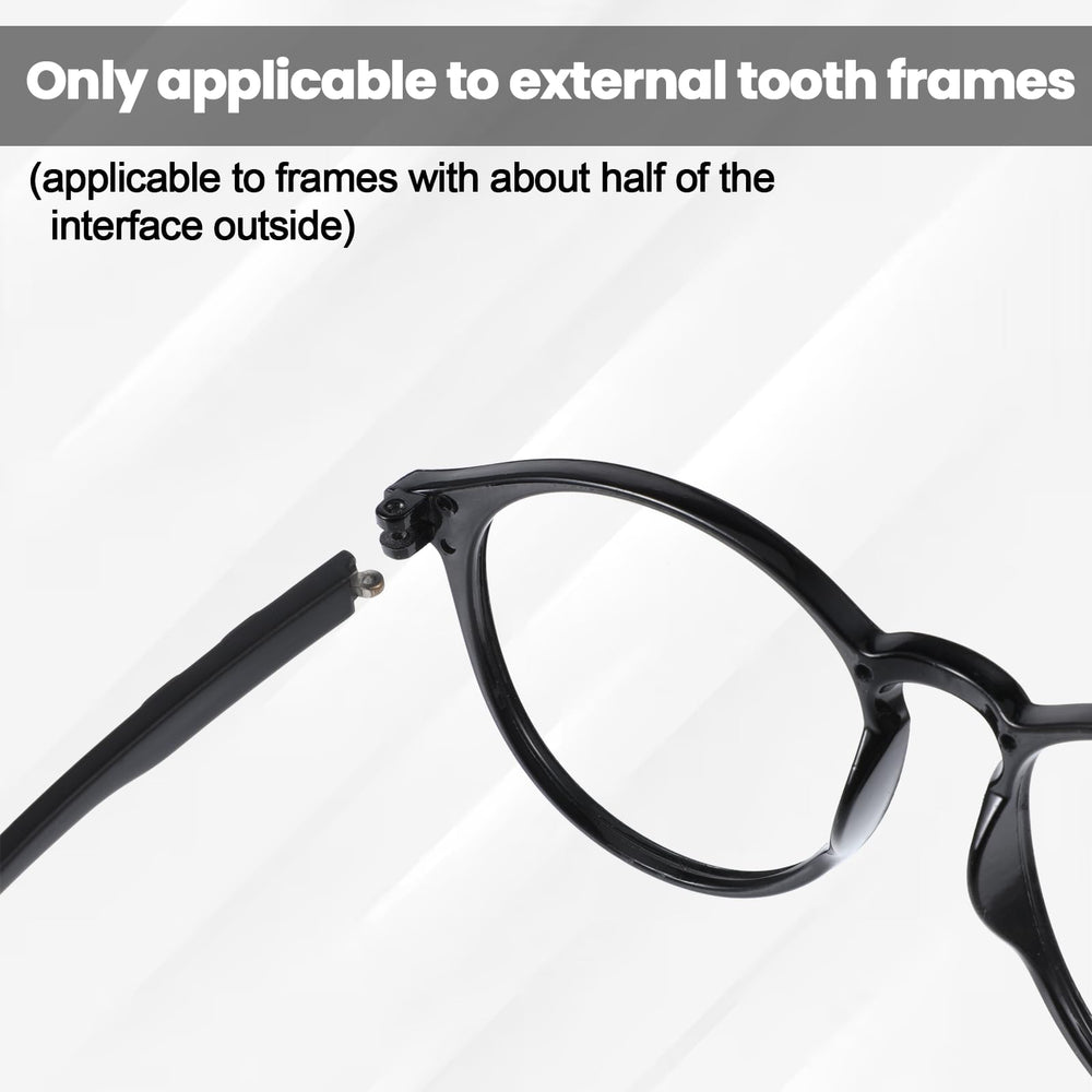 Complete HJZHII repair kit for glasses in black