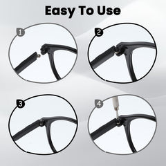 Large nose pads and screws for glasses repair