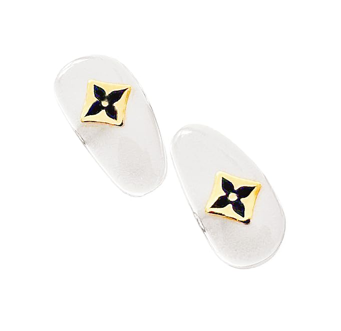 HiCycle2 Screw-In Nose Pads for Louis Vuitton LV Sunglasses Eyeglasses with Gold Logo