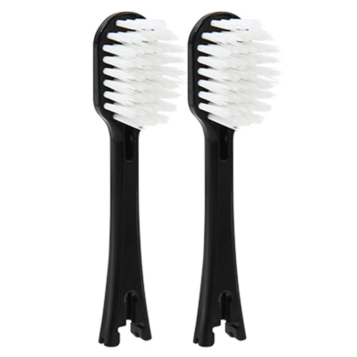 IONPA Wide Black Replacement Brush Head - 2-pack, fits IONPA DH/DP, Made in Japan