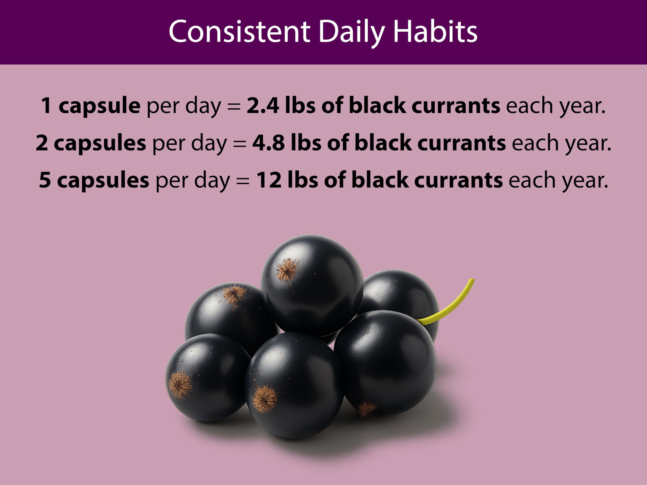 Vegan pullulan capsule used for KOYAH Black Currant Capsules