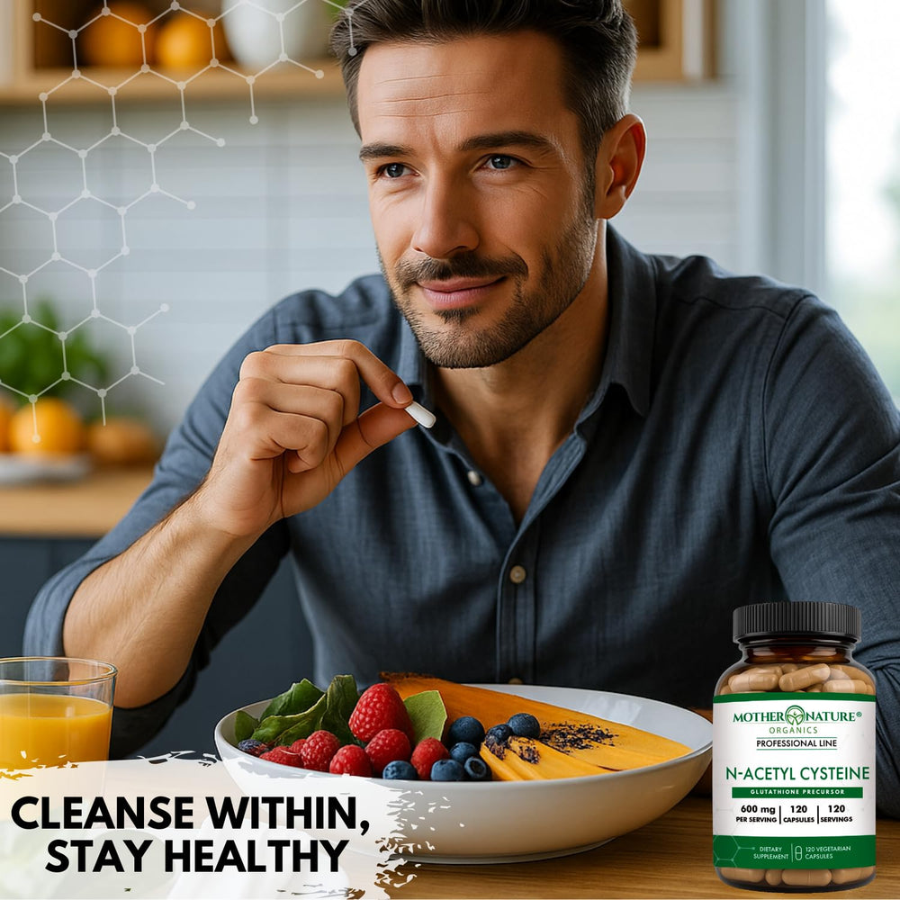 NAC 600mg immune support and antioxidant defense