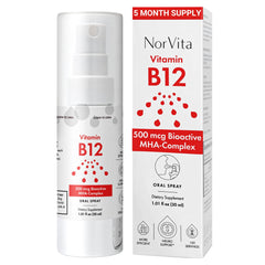 NorVita Vitamin B12 Spray bottle front view